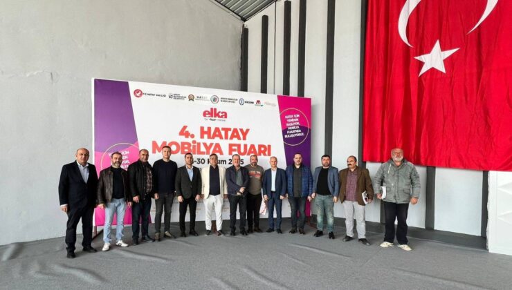 Hatay Ayakkabıcılar Odası’ndan Mobilya Fuarına Destek Ziyareti