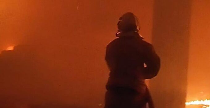 Samandağ’da Samanlık Kül Oldu!