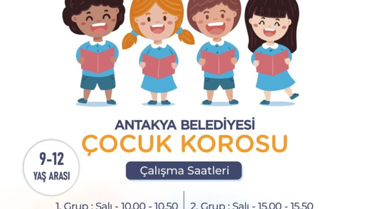 Antakya Belediyesi Çocuk Korosu Başlıyor