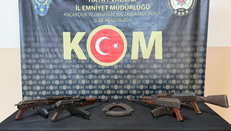 4 Kalaşnikof Tüfek Çıkan Araçtaki 4 Kişi Tutuklandı!