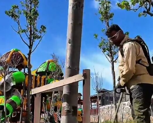 Parkların Bakım ve Onarımı Yapılıyor