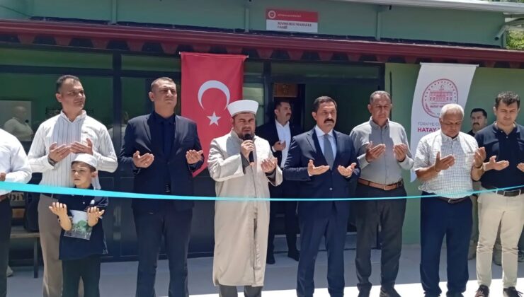 Depremde Yıkılmıştı, Mansurlu Mahalle Camii Yeniden İbadete Açıldı