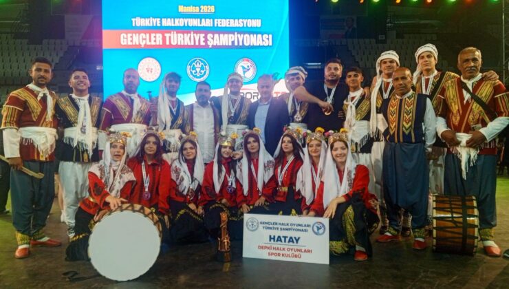 Hatay Depki Halk Oyunları Ekibi Türkiye Üçüncüsü Oldu