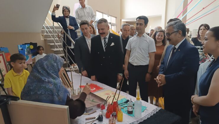 Erzin Halk Eğitim Merkezi’nden Yıl Sonu Sergisi