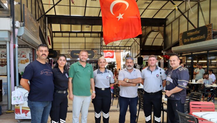 Tarihi Uzun Çarşı’da Güven ve Huzur İçin Aralıksız Mesai